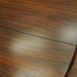 Round rosewood table, Danish design, 1960s, designer: Harry Østergaard, man