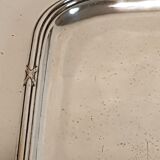 Louis XVI style silver metal tray