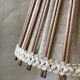 Suspension naturelle en bois et jute
