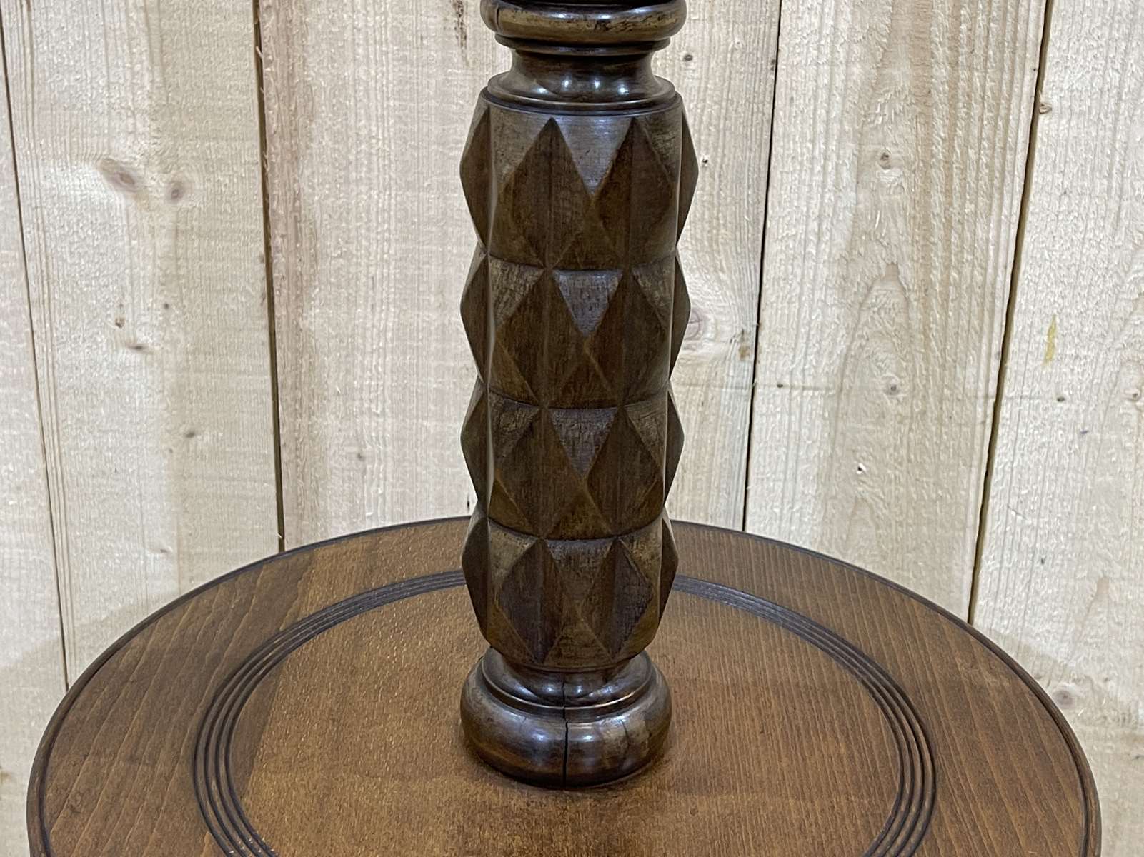 Beech floor lamp from the 1950s