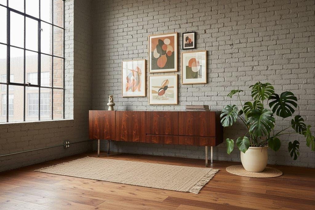 Vintage XL high buffet/wardrobe in rosewood