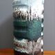 Green and white floor vase by Dumler & Breiden 1970s