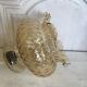 Vintage amber glass hanging