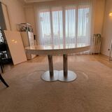 Ligne Roset white lacquered table