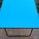 Table pliante de camping bleu