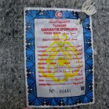 Ethnic Tribal Grey Berber Kilim Rug with Traditional Pattern