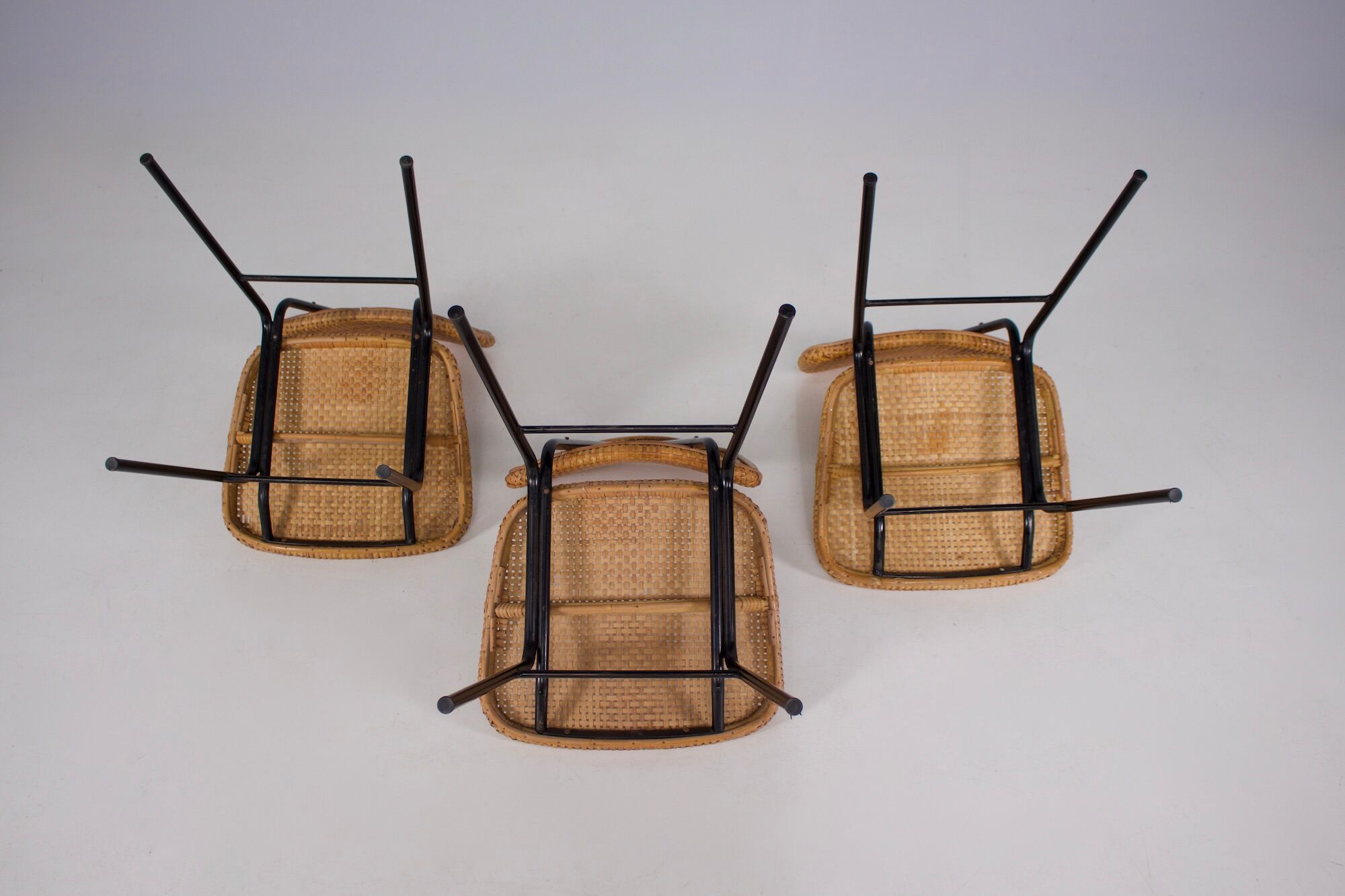 Rattan/bamboo splice chairs