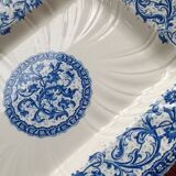 Plat de forme, plateau , de service, centre de table faïence de Gien