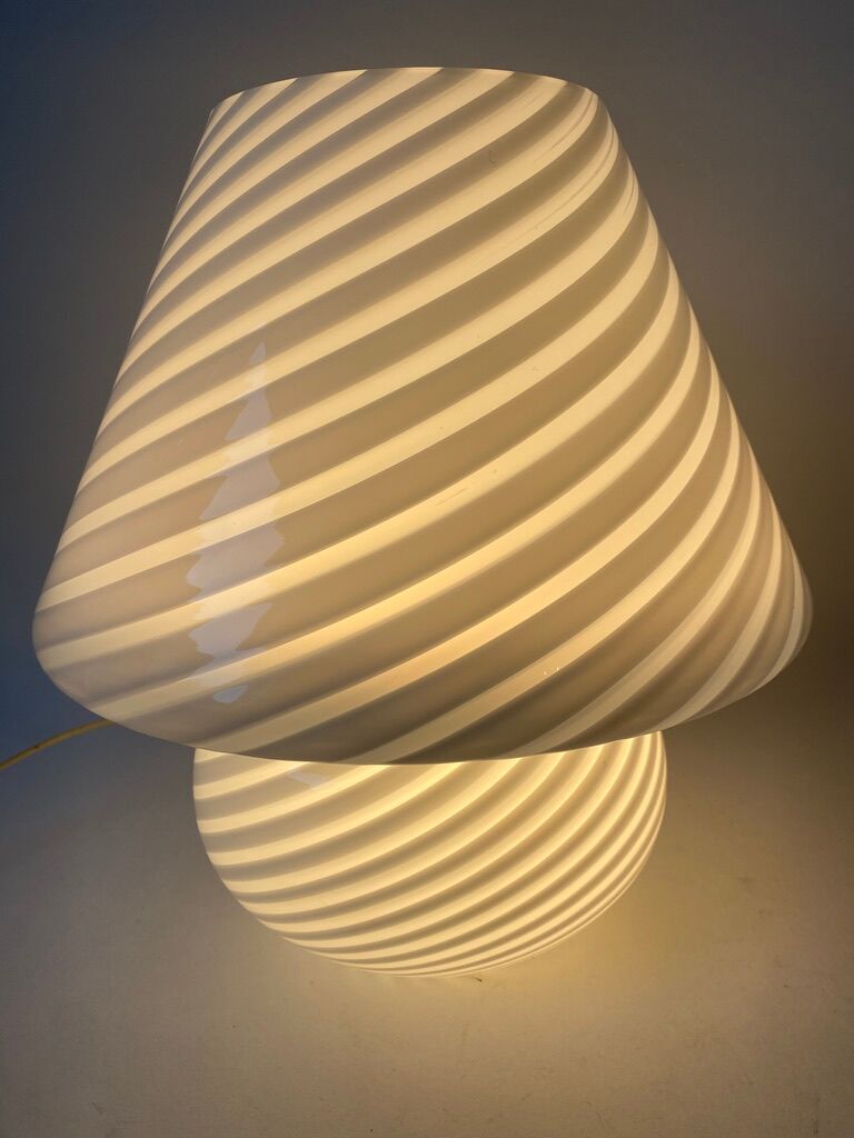 Mushroom Lamp Murano Glass 1970