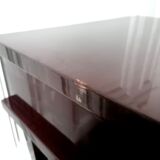 Bedside in lacquered mahogany 1950s, Baguès style