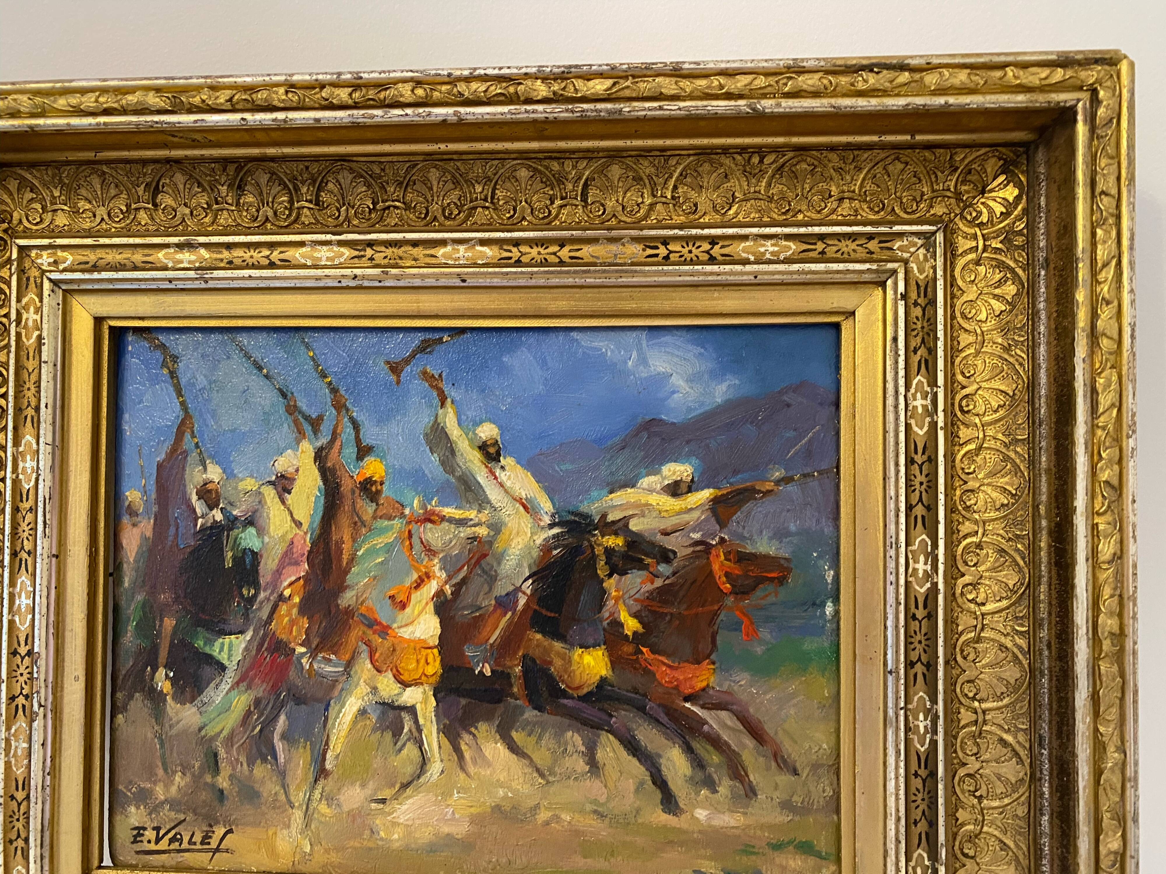 Peinture orientaliste XXème siècle. Edmond Valès (1918-2001)