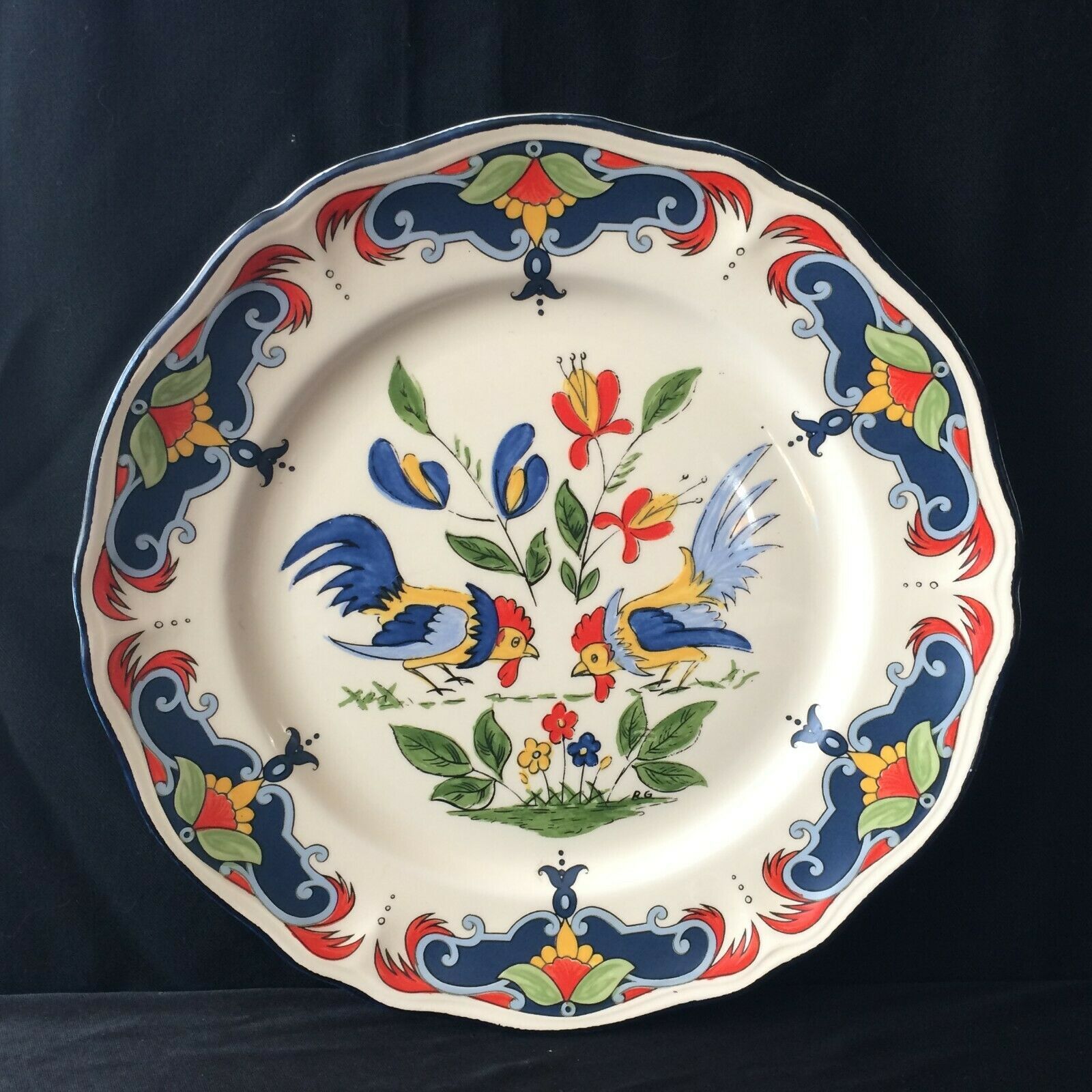 Plate The mill of wolves Orchies France collection Lille