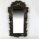 Carved wooden mirror, black forest XIX/early twentieth century