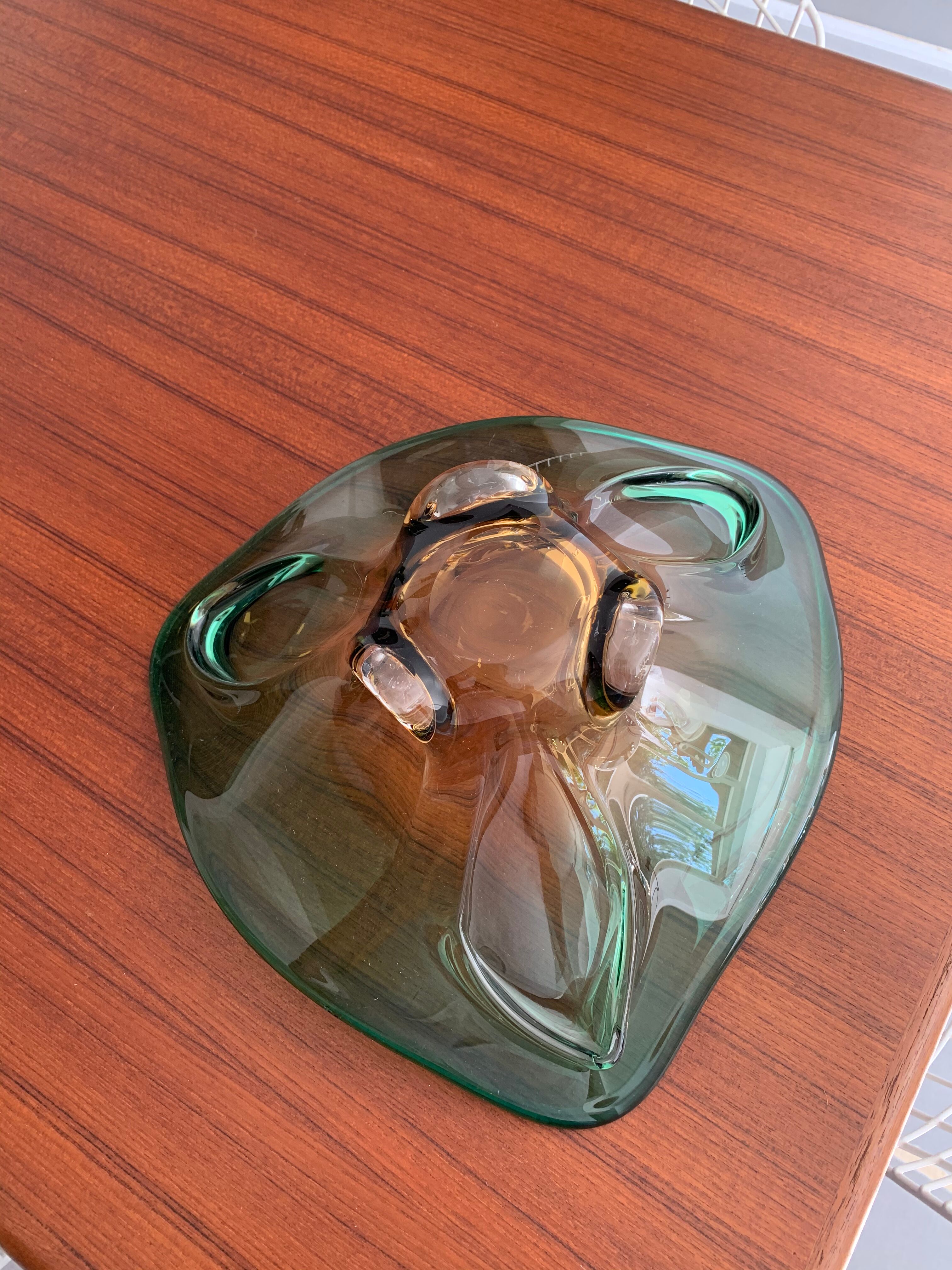 Vintage Murano glass cut