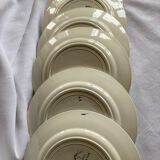 Badonviller dessert plates model Argenton