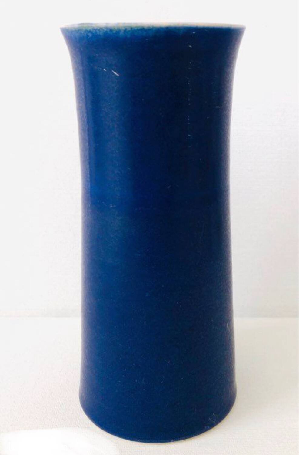 Artisanal Blue Ceramic Vase