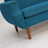 1970s, Danish 3-seater sofa, furniture wool, teak wood.
