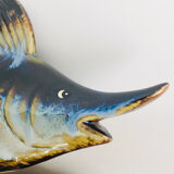 2 fish in glazed ceramic vintage