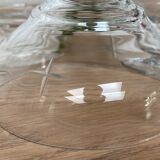 Set of 4 cut glass cups