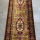 Vintage pure wool carpet 244x83
