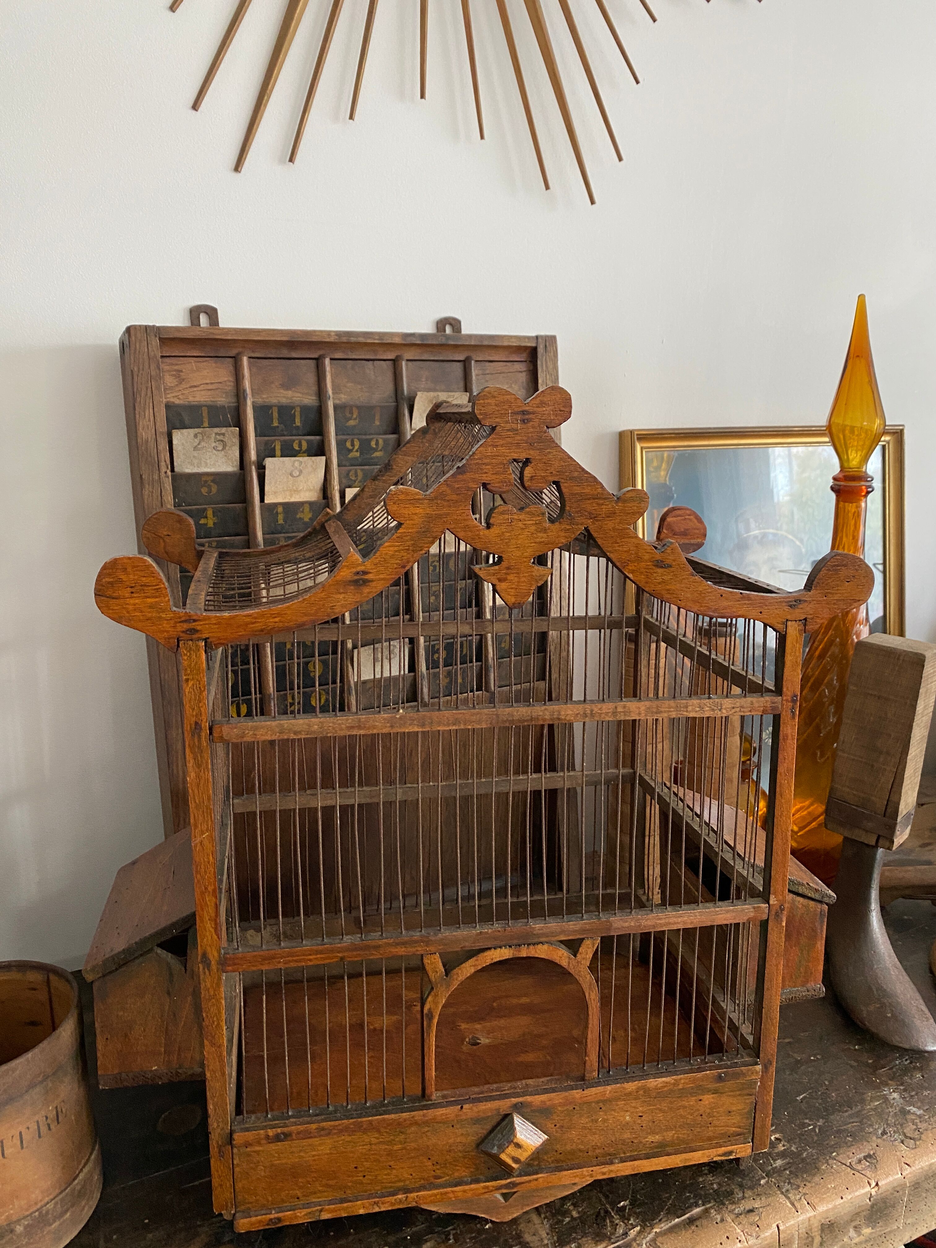 Old bird cage