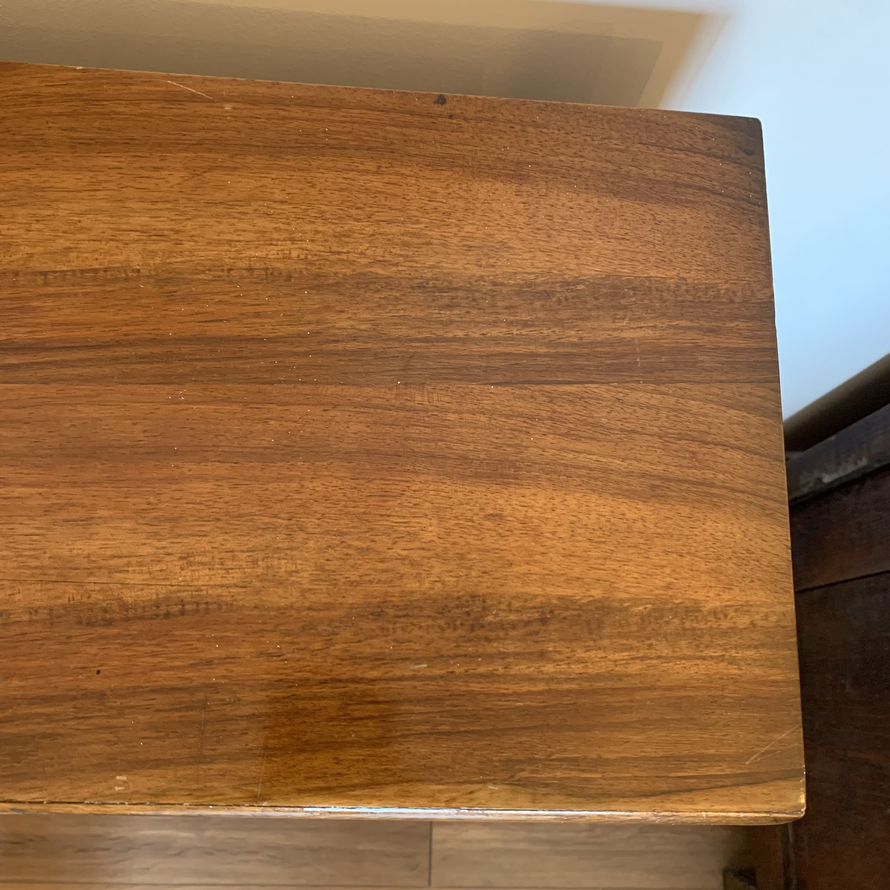 Showcase in wood and glass