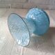 Small vintage light blue Clichy vase