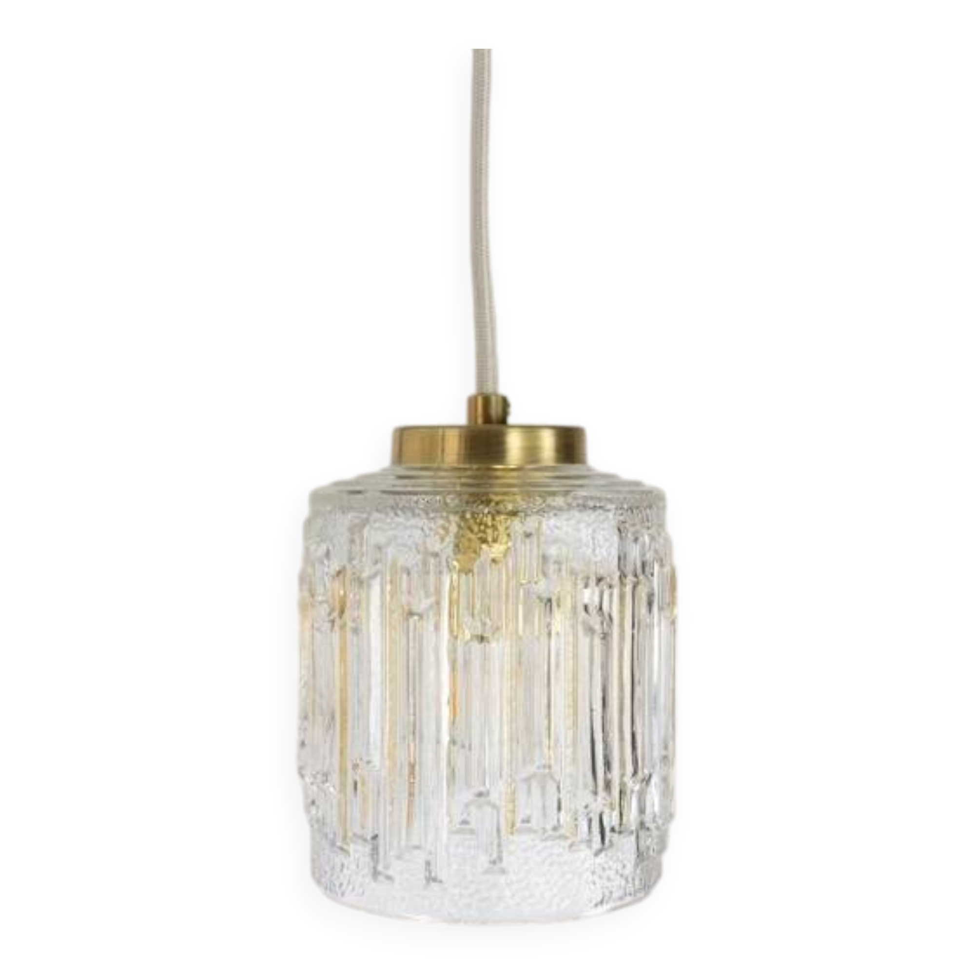 Ida * mcm hanging light * rewired mini * vintage ceiling small fixture * yug