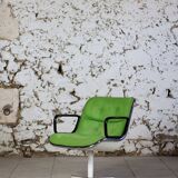 Green executive armchair by Charles Pollock for Knoll, 1960