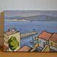 Marseille Corniche Valmer seaside landscape painting HST signed Roche