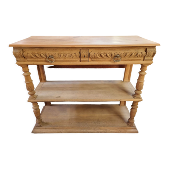 Aerogummed wooden console