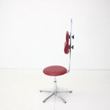 Height-Adjustable Swivel Chair 1980s, Czechoslovakia
