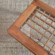 Pine and glass coffee table