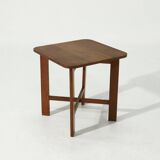 Modernist Amsterdam School Oak Side Table 1920s