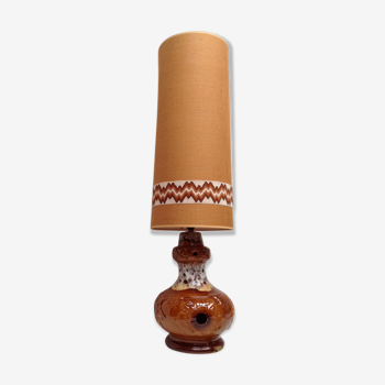 lampe de sol céramique vintage 60-70