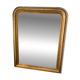 Large Louis-Philippe gilded mirror with gold leaf
