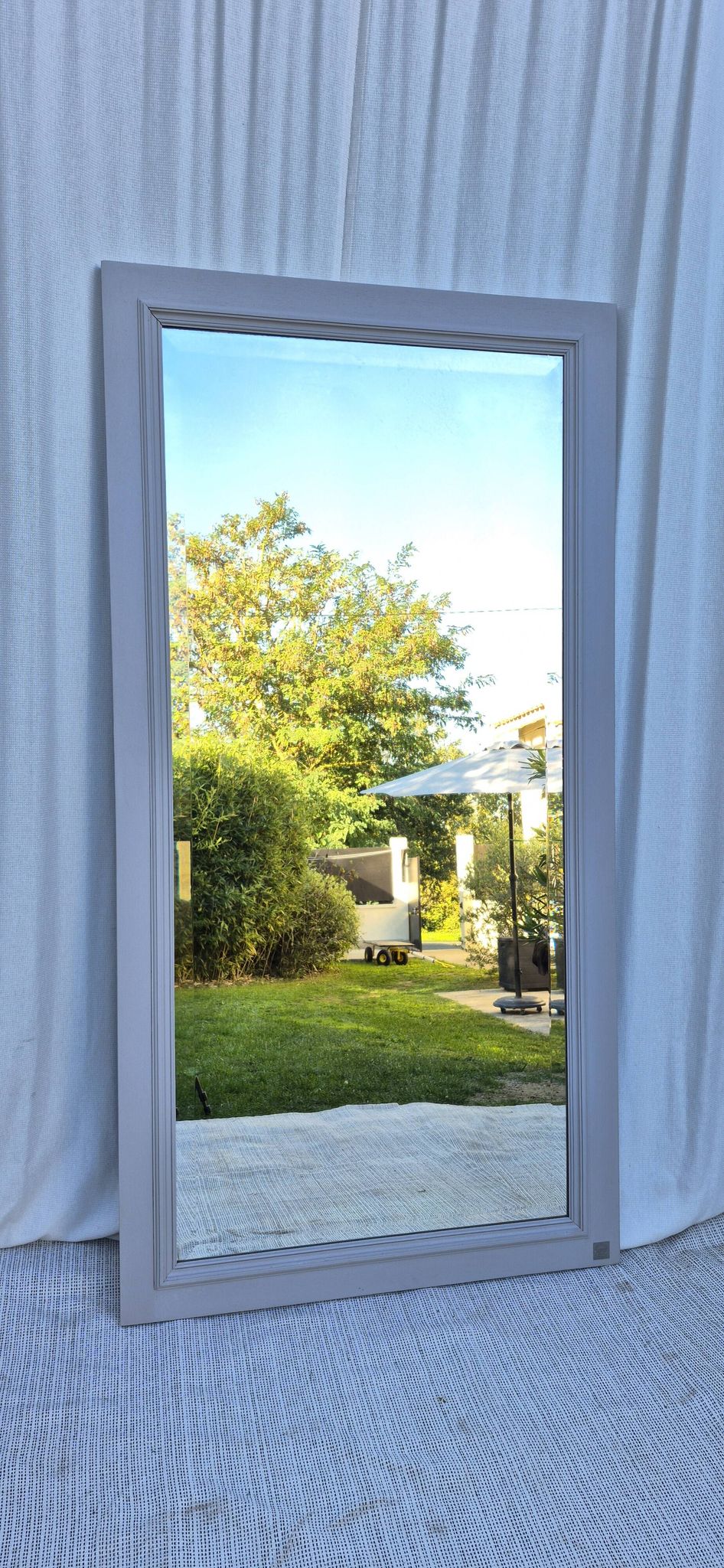 Antique beveled mirror