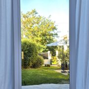 Antique beveled mirror