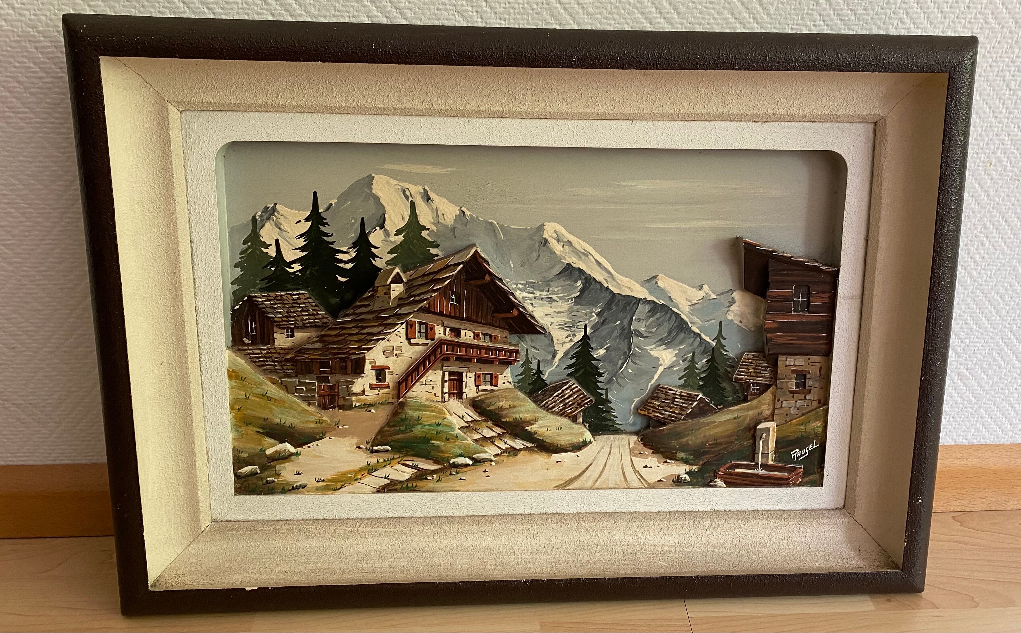 Old relief painting raugel