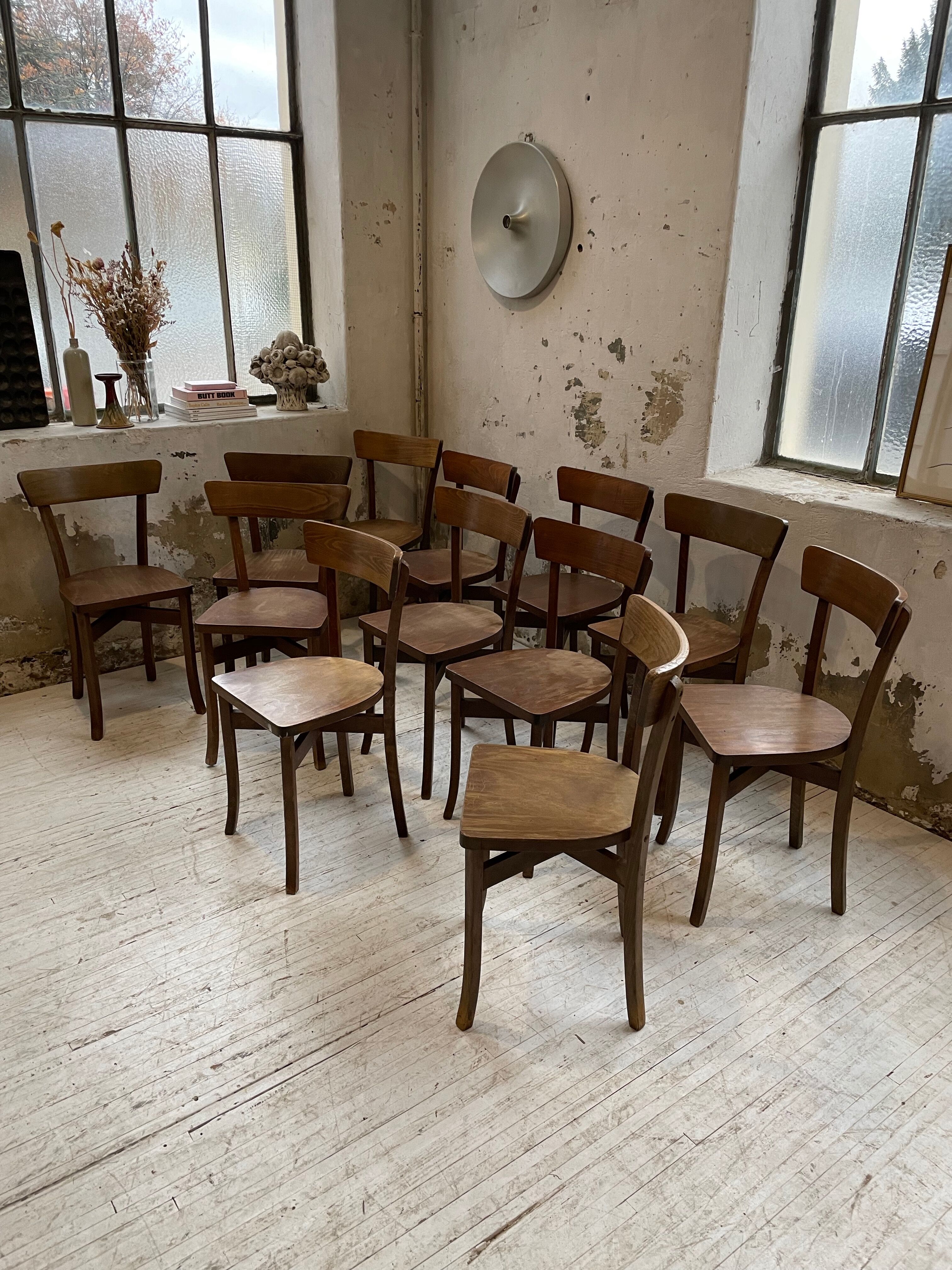 12 Baumann bistro chairs