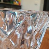 Hexagonal crystal vase from Arques