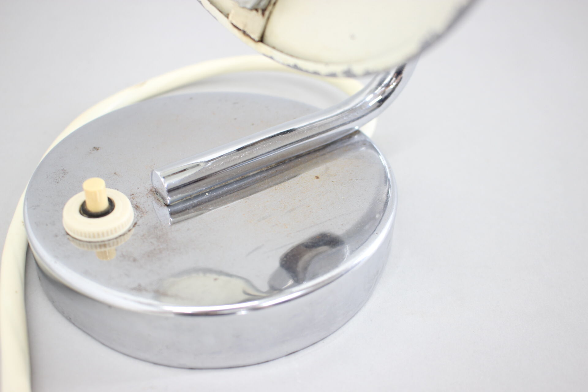 1930s Aluminium Table Lamp,Czechoslovakia