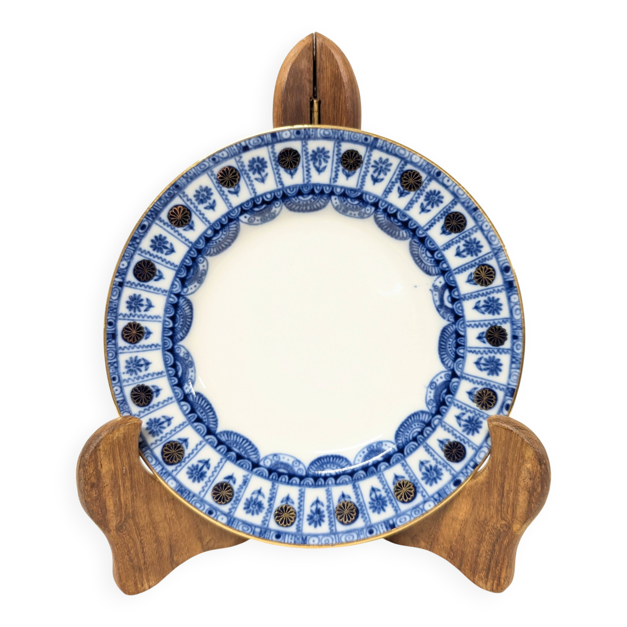 Assiette à dessert porcelaine Lomonosov impérial URSS