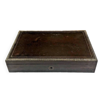 Old Napoleon III painter's paint box + palette