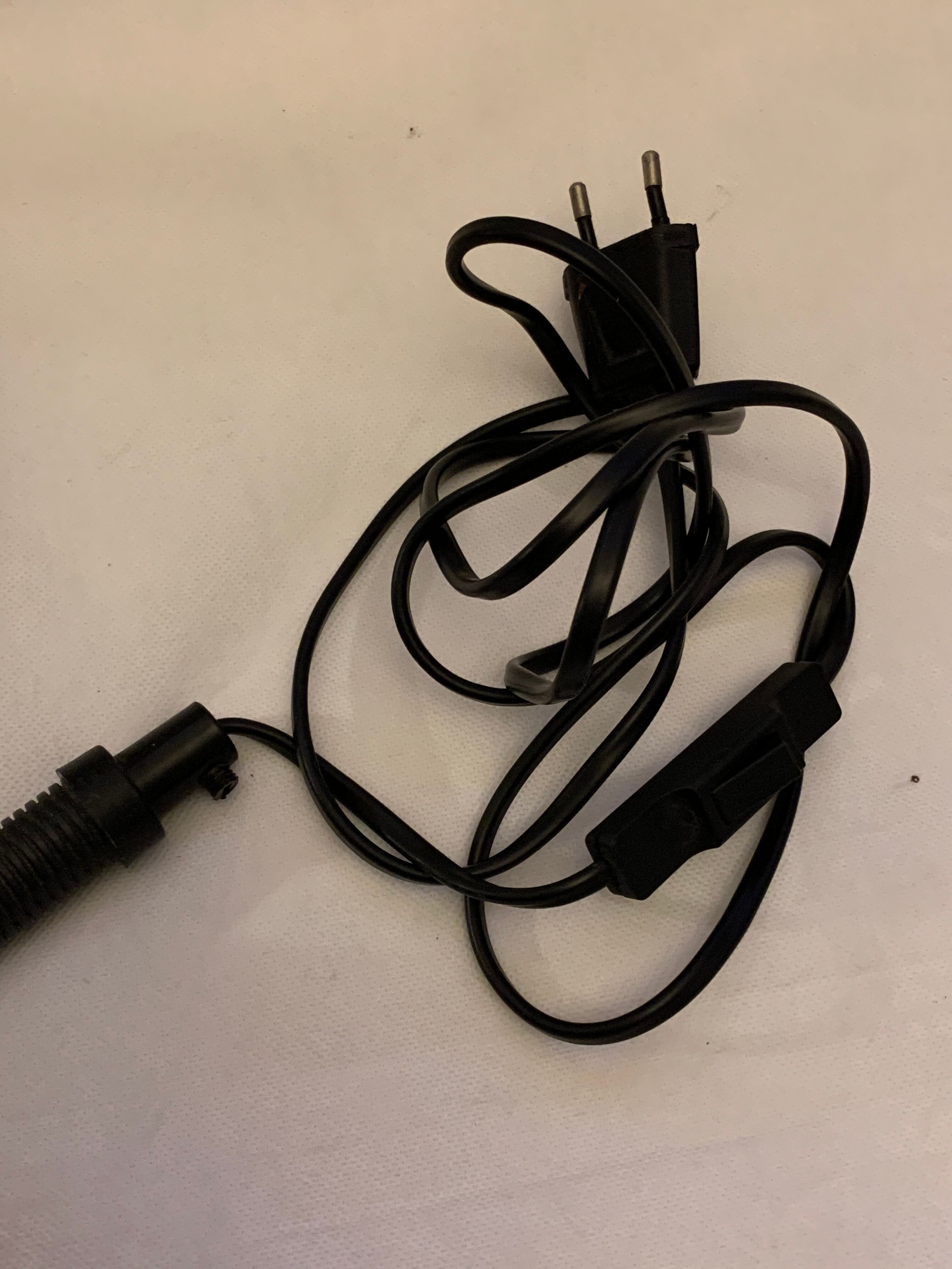 Black Hebi lamp by Isao Hosoe for Valenti Luce 1970