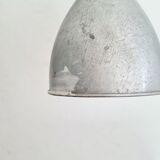 Antique angled metal lamp