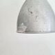 Antique angled metal lamp