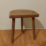 Vintage tripod wooden stool
