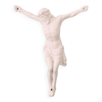 Christ on the cross, wall mural, porcelain, 1950