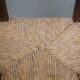 Set of 4 Antique Spanish Country Chairs with Woven Rattan Seats
